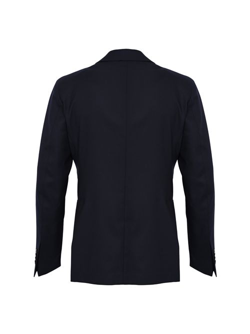 Giacca doppiopetto in lana vergine Blu Tagliatore | 1SMC20K 060069 B50401254